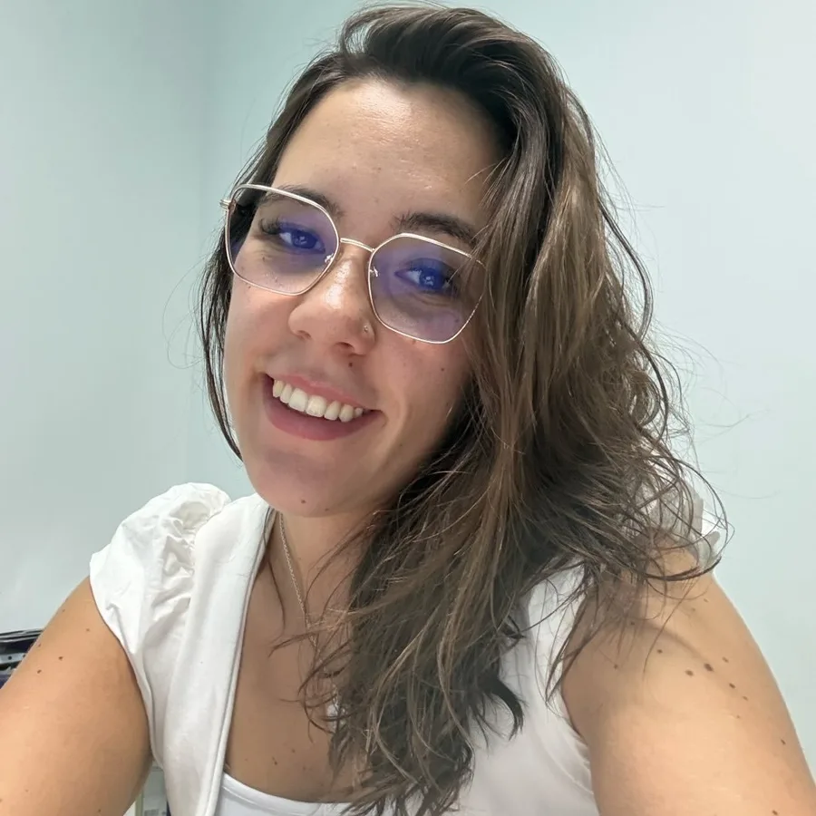 Beatriz Pimentel, a sorrir